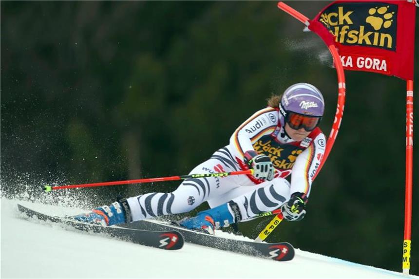 Riesenslalom: Rebensburg nur Elfte in Kranjska Gora Fuhr beim Riesenslalom in Kranjska Gora lediglich auf Platz elf: Viktoria Rebensburg. Foto: Marco Trovati