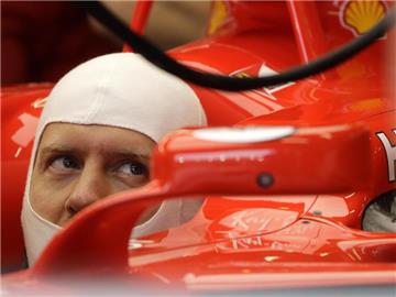 Fuhr beim Training in Singapur noch hinterher: Ferrari-Pilot Sebastian Vettel. Foto: Wong Maye-E