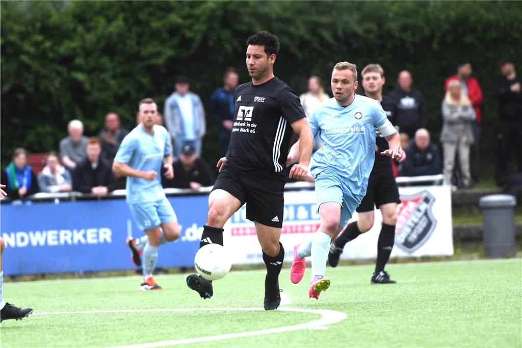 Fußball, Kreisliga-A-Relegation 2. Juni 2024, Sportplatz SV Vestia Disteln, SSC Recklinghausen - SSV Rhade 3:0.