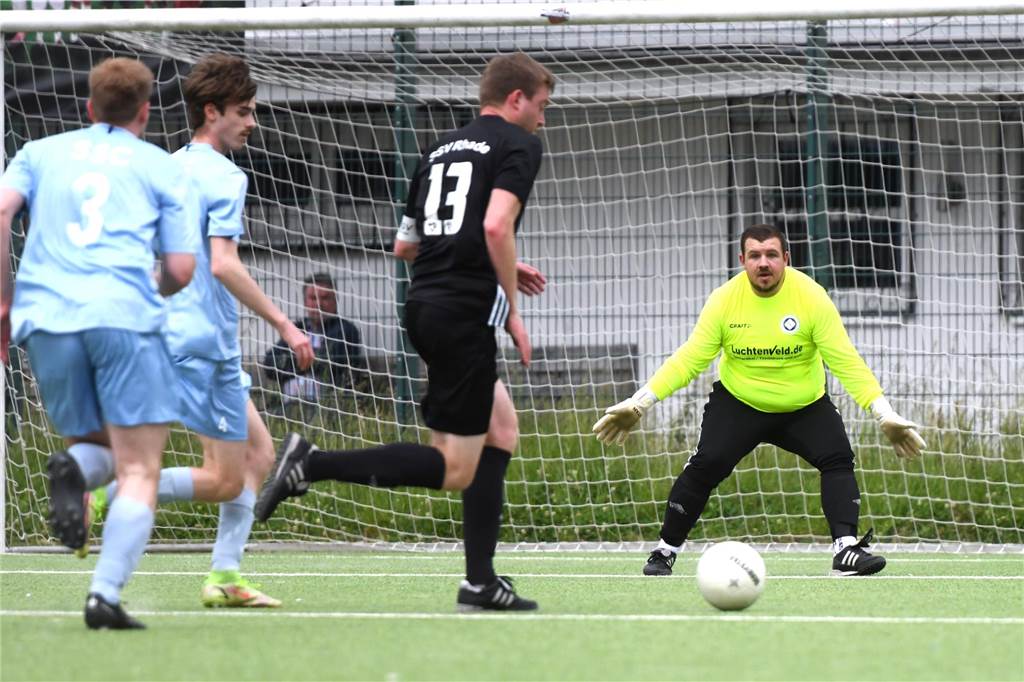 Fußball, Kreisliga-A-Relegation 2. Juni 2024, Sportplatz SV Vestia Disteln, SSC Recklinghausen - SSV Rhade 3:0.