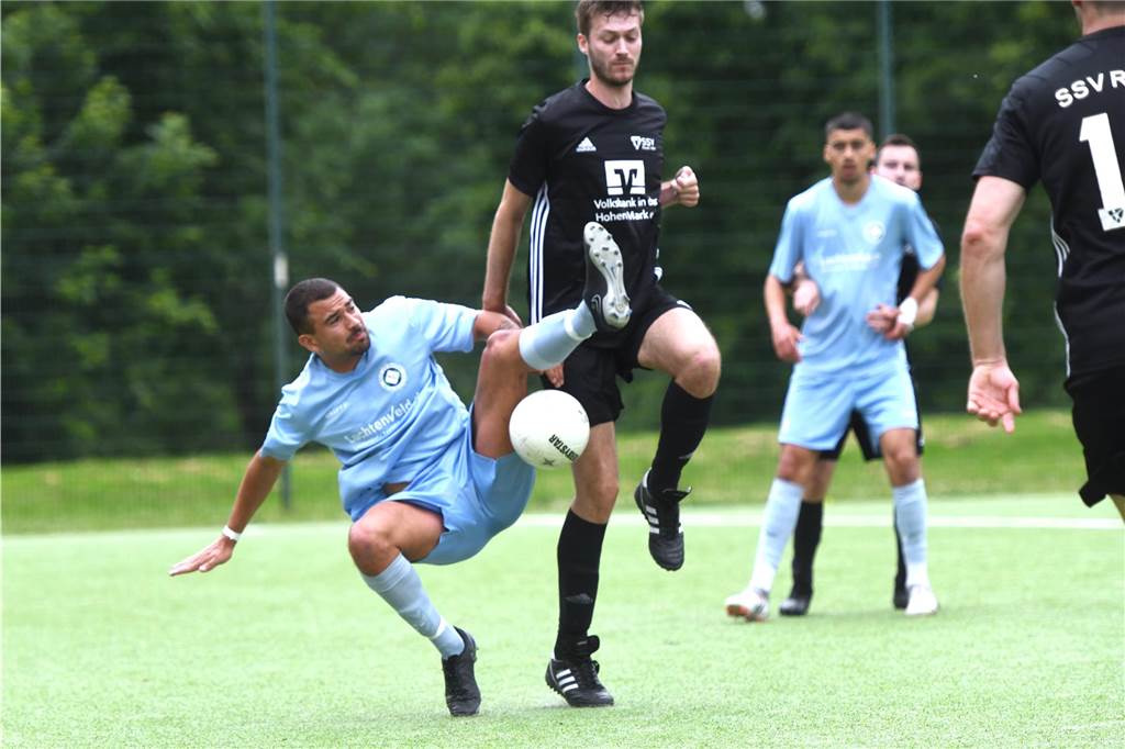 Fußball, Kreisliga-A-Relegation 2. Juni 2024, Sportplatz SV Vestia Disteln, SSC Recklinghausen - SSV Rhade 3:0.