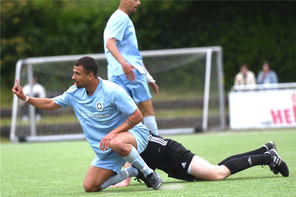 Fußball, Kreisliga-A-Relegation 2. Juni 2024, Sportplatz SV Vestia Disteln, SSC Recklinghausen - SSV Rhade 3:0.