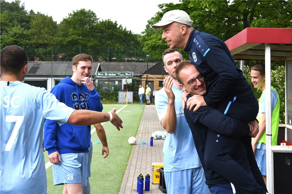 Fußball, Kreisliga-A-Relegation 2. Juni 2024, Sportplatz SV Vestia Disteln, SSC Recklinghausen - SSV Rhade 3:0.