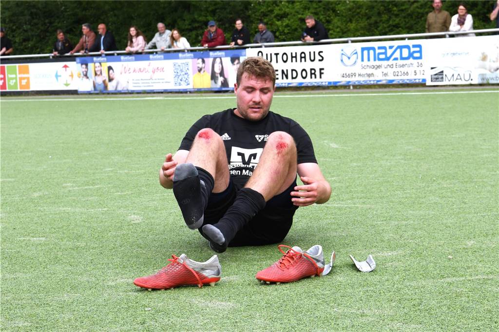 Fußball, Kreisliga-A-Relegation 2. Juni 2024, Sportplatz SV Vestia Disteln, SSC Recklinghausen - SSV Rhade 3:0.