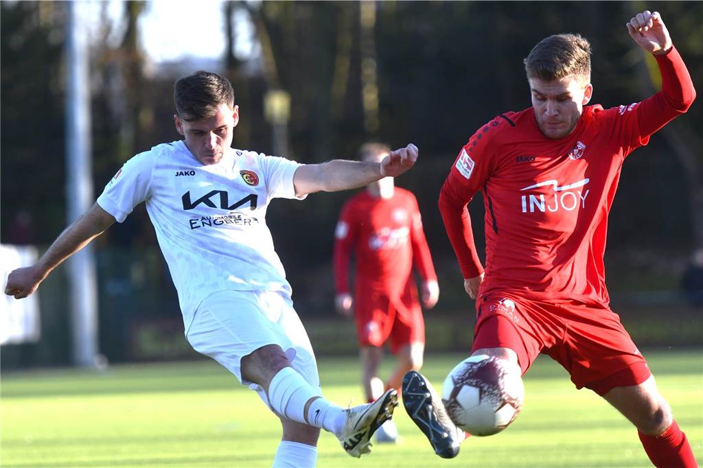 Fußball Oberliga Westfalen 2. März 2025, Jule-Ludorf-Sportanlage; Spvgg. Erkenschwick - SV Schermbeck 0:3.