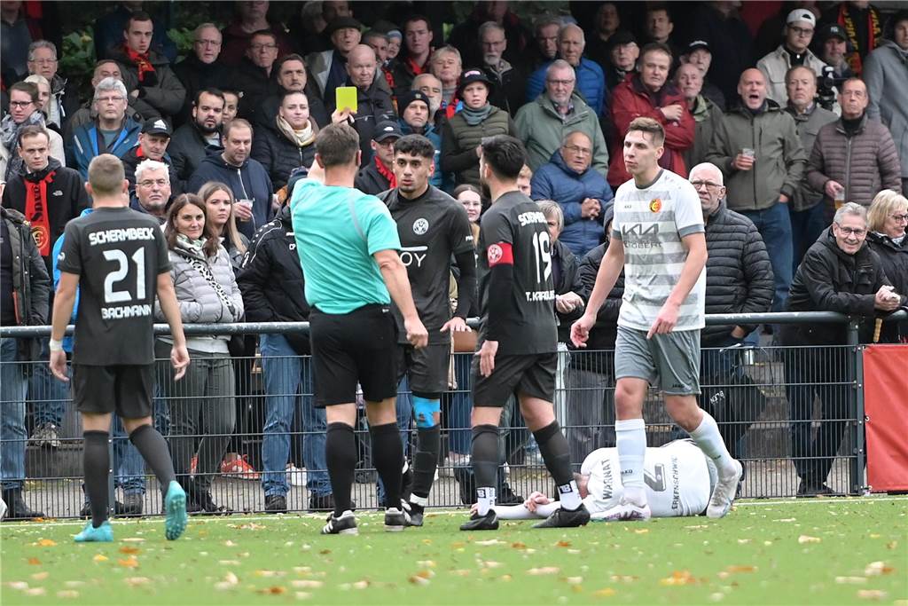 Fußball Oberliga Westfalen 29. Oktober 2023, Spvgg. Erkenschwick - SV Schermbeck 1:3. 