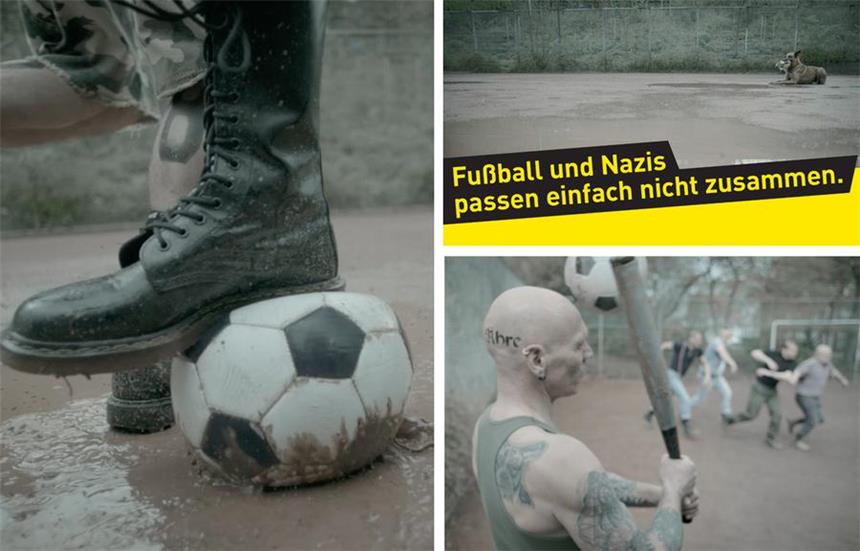 BVB veröffentlicht Anti-Nazi-Spot "Fußball und Nazis passen einfach nicht zusammen" - unter diesem Motto veröffentlichte der BVB ein Video, das sich gegen Rassismus im Stadion wendet.
