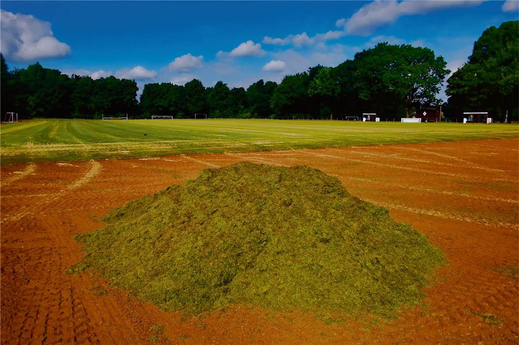 Wenn der Bauhof zu früh klingelt... - Rasenplatz-Sanierung in Röllinghausen sorgt für Ärger Fußballspielen ist in Röllinghausen aktuell nicht möglich.