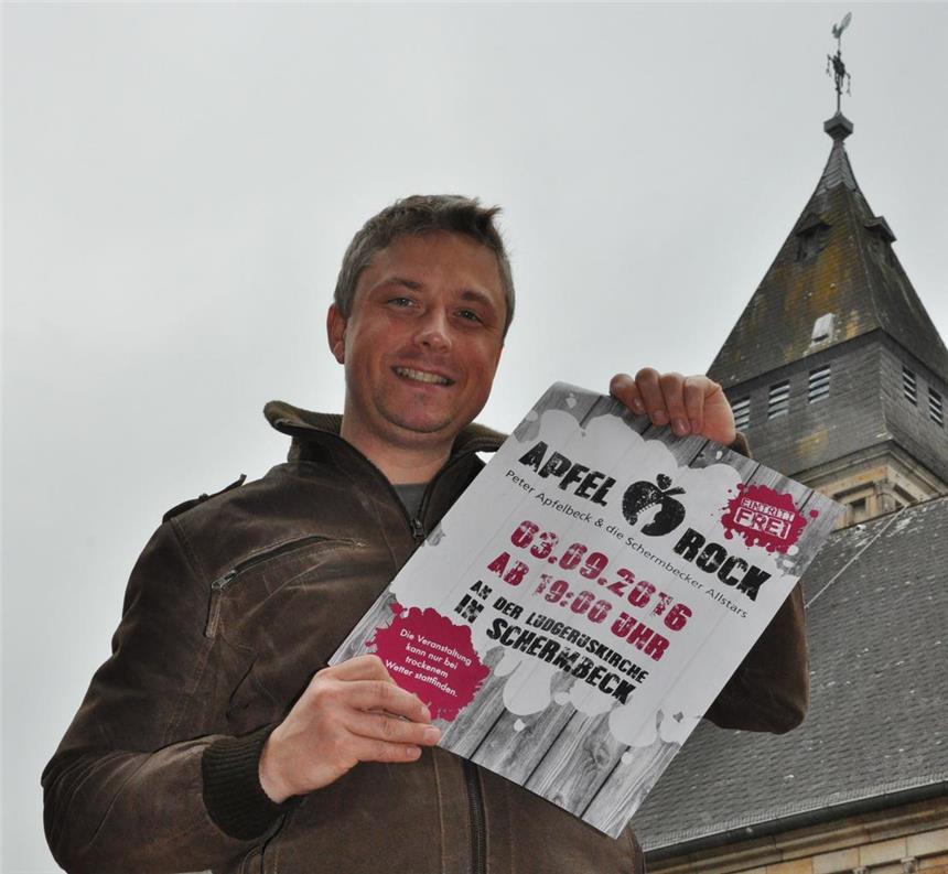 Gastronom Dennis Nappenfeld hat das Konzert an der Ludgeruskirche auf die Beine gestellt.