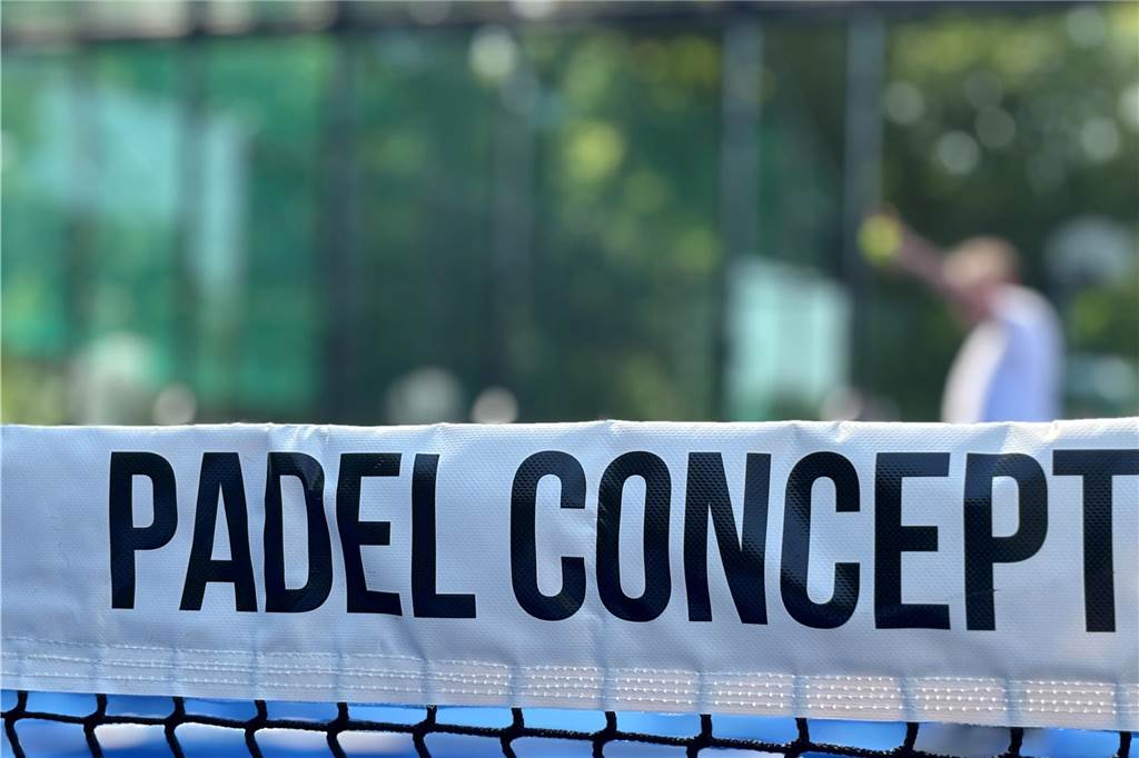 Erster Padel-Court: So will der VFL Ahaus durch Trend-Sportart punkten Netz vom Padel-Court in Ahaus