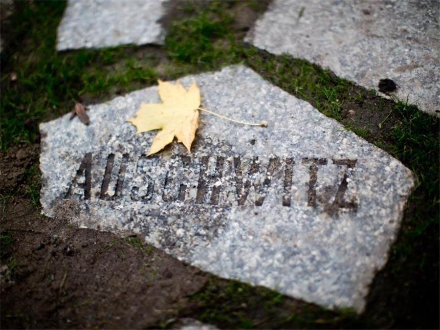 Sinti und Roma gedenken des Völkermords in Auschwitz Gedenkstätte für die im Nationalsozialismus ermordeten Sinti und Roma. Foto: Michael Kappeler/Archiv