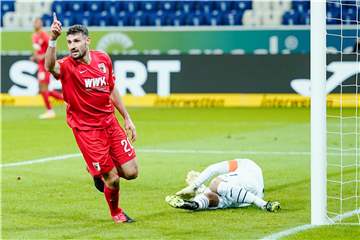 Gegen Hoffenheim erzielte Daniel Caligiuri bereits seinen dritten Bundesligatreffer für den FC Augsburg.