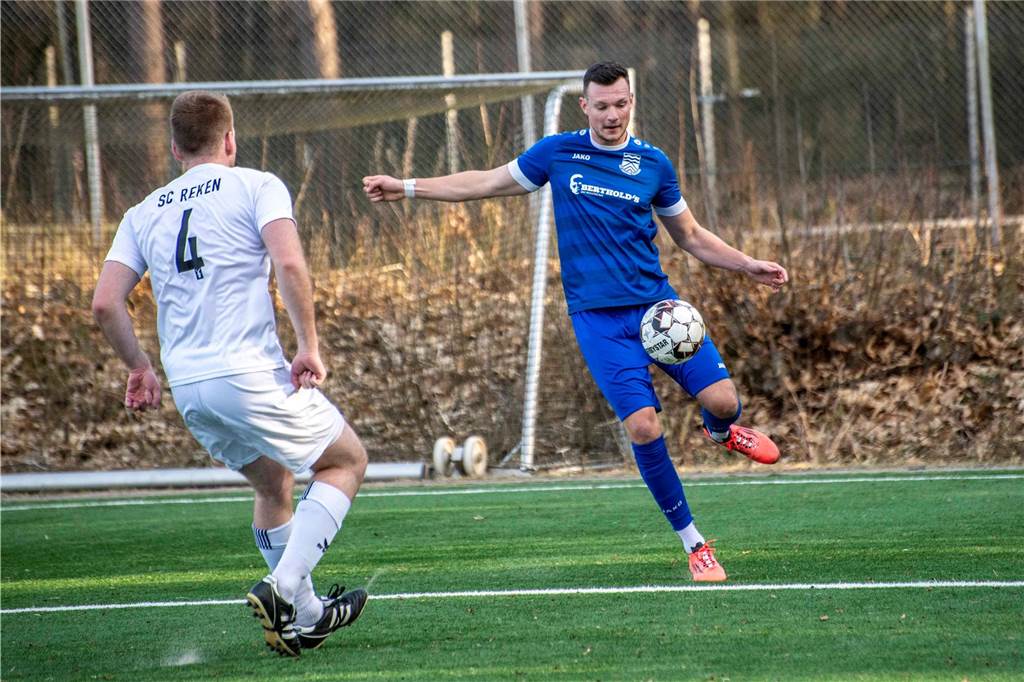 Gegen Schlusslicht SC Reken II war es kein einfaches Spiel für Concordia Flaesheim, am Ende setzte sich der Halterner A-Ligist aber durch - mit 1:0.