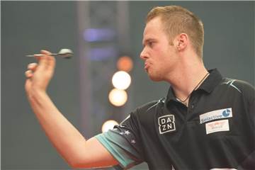 Geht beim renommierten Darts-Turnier in Blackpool an den Start: Max Hopp. Foto: Friso Gentsch