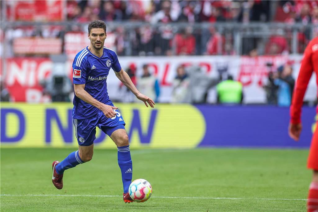 Marcin Kaminski: Schalkes letzter Aufstiegs-Held 13.05.2023, Fussball, Saison 2022/2023, 1. Bundesliga, 32. Spieltag, FC Bayern München - FC Schalke 04, Marcin Kaminski (FC Schalke 04) Foto: Tim Rehbein/RHR-FOTO
