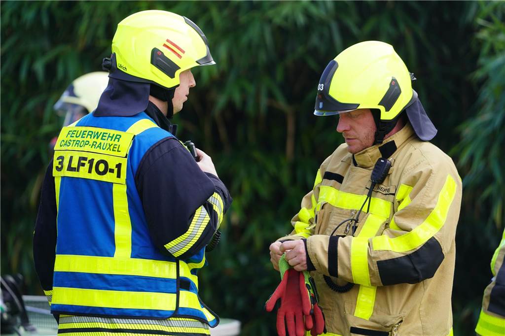 Gemeinsame Übung von der freiwilligen Feuerwehr Waltrop und dem Löschzug Habinghorst (Castrop-Rauxel)