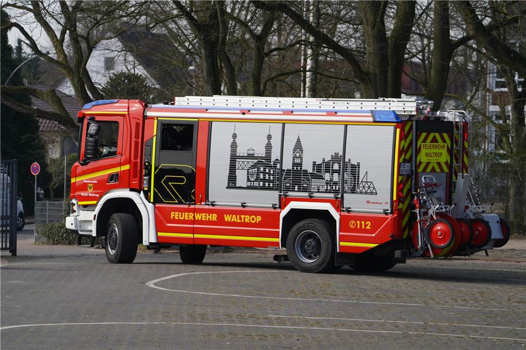 Gemeinsame Übung von der freiwilligen Feuerwehr Waltrop und dem Löschzug Habinghorst (Castrop-Rauxel)