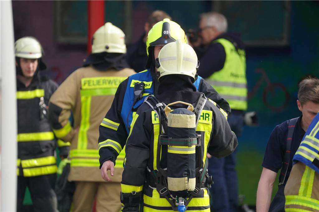 Gemeinsame Übung von der freiwilligen Feuerwehr Waltrop und dem Löschzug Habinghorst (Castrop-Rauxel)