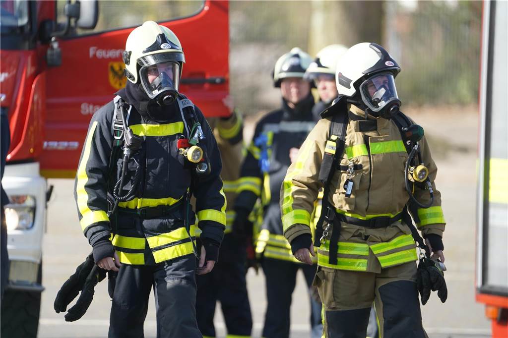 Gemeinsame Übung von der freiwilligen Feuerwehr Waltrop und dem Löschzug Habinghorst (Castrop-Rauxel)