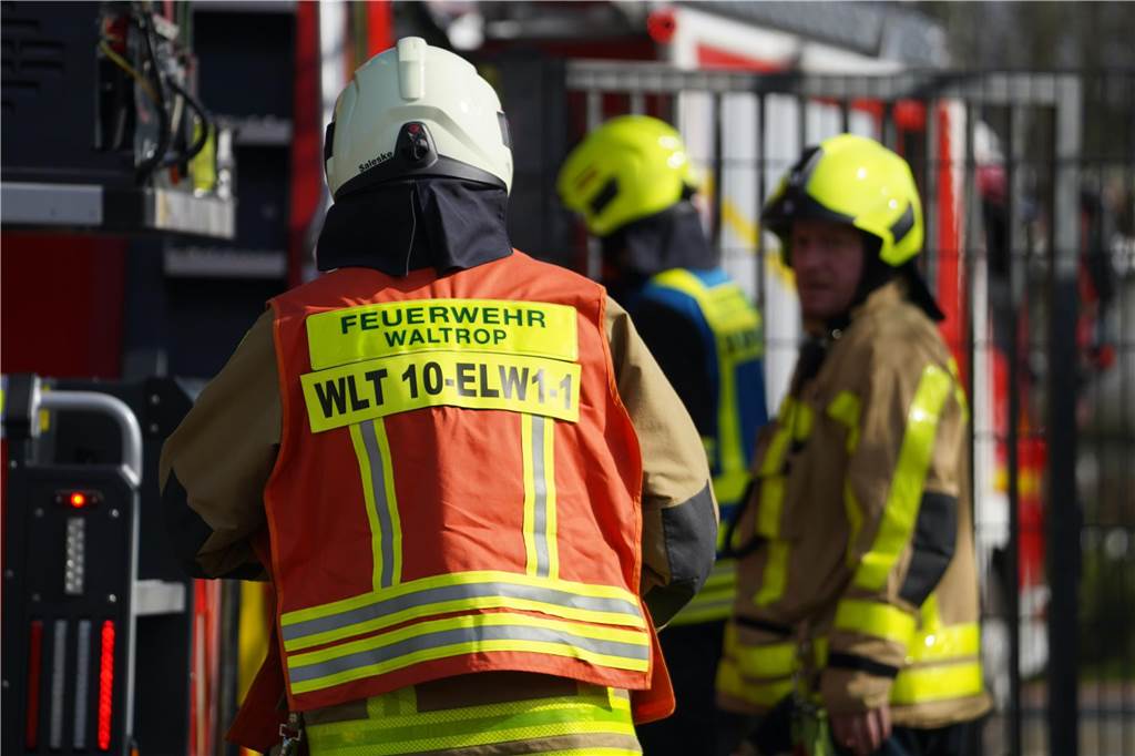 Gemeinsame Übung von der freiwilligen Feuerwehr Waltrop und dem Löschzug Habinghorst (Castrop-Rauxel)