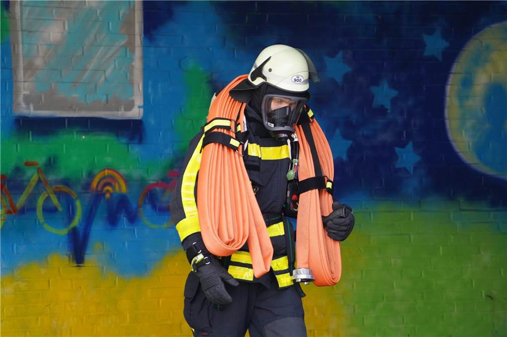 Gemeinsame Übung von der freiwilligen Feuerwehr Waltrop und dem Löschzug Habinghorst (Castrop-Rauxel)