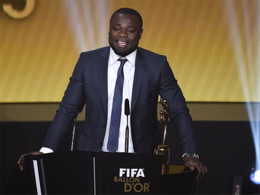 Gerald Asamoah: "Der Fußball kann viel leisten" Gerald Asamoah nahm den FIFA-Fair-Play-Preis stellvertretend entgegen.
