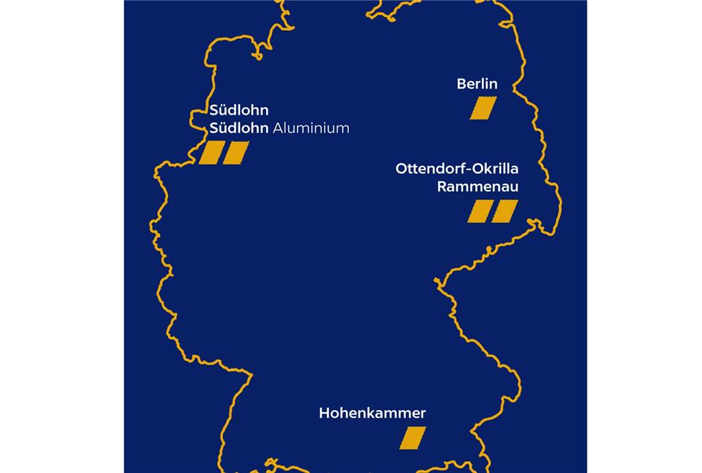 Vom Oedinger Elf-Mann-Betrieb zum Fenster-Spezialisten mit 400 Mitarbeitern in Deutschland German Windows verfügt deutschlandweit über sechs Produktionsstandorte.
