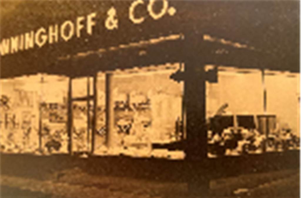 Geschäft circa 1960. 
