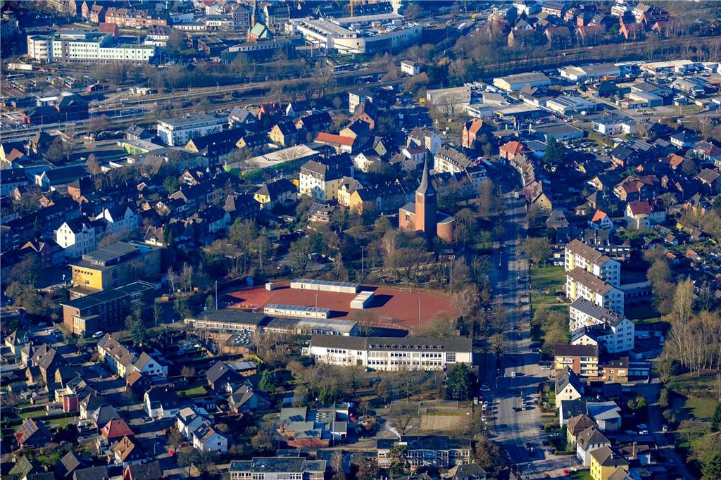 Geschwister Scholl Schule an der Marler Straße.