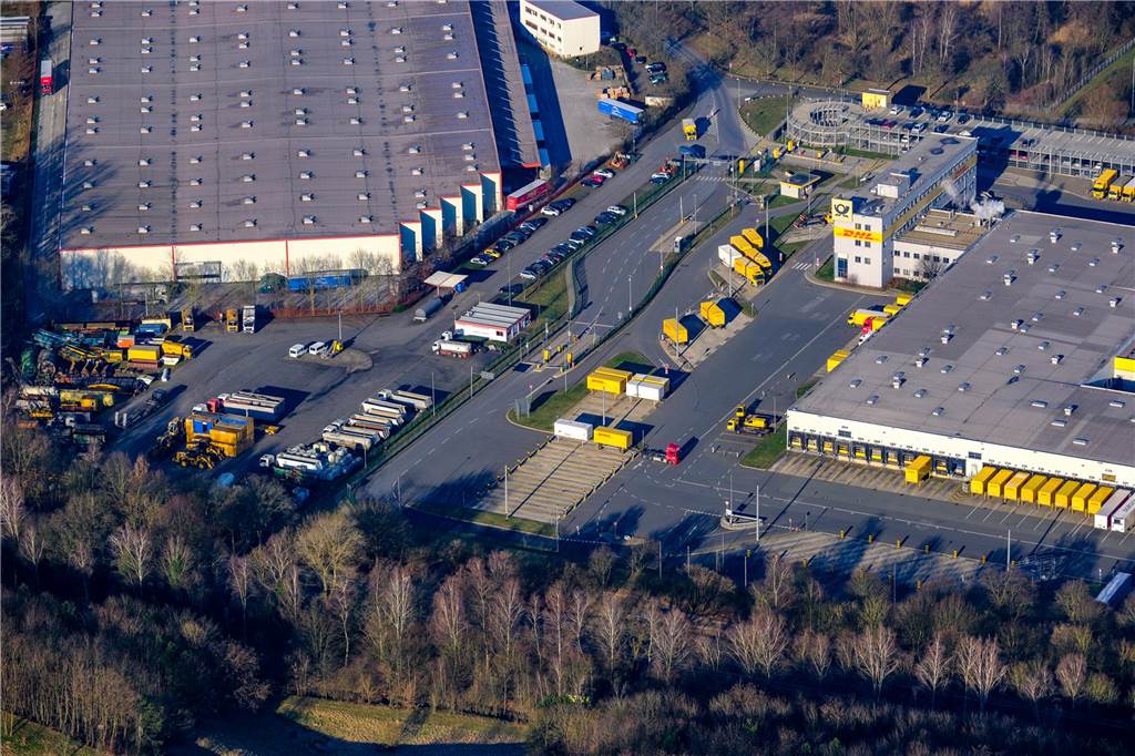 Gewerbegebiet an der Marler Straße.