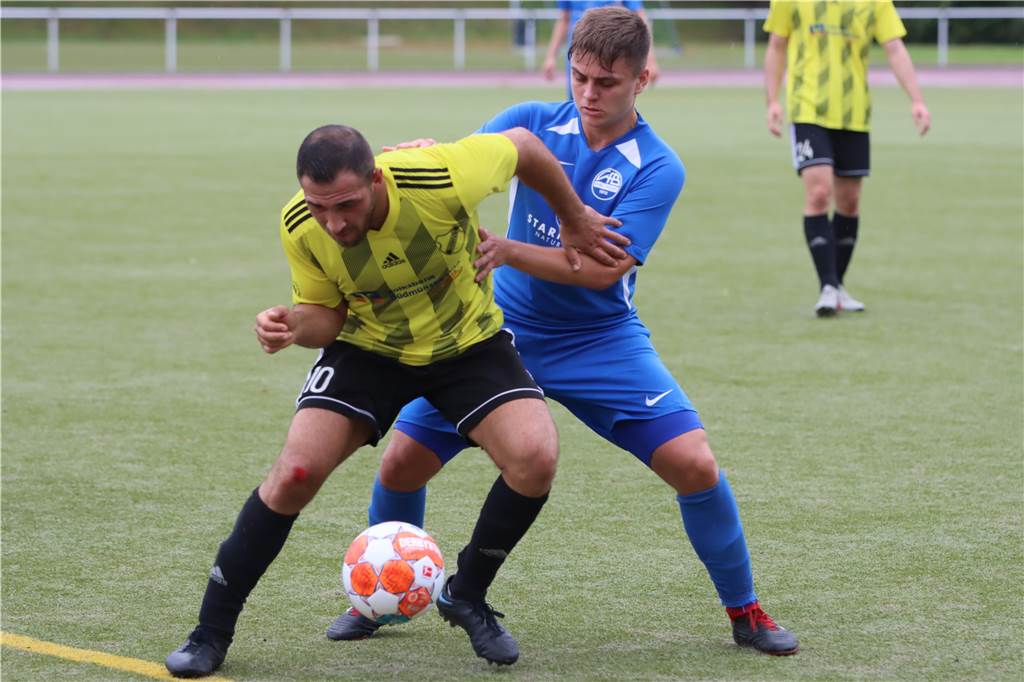 Kicken oder Boxen? Meckinghovens Neuzugang aus Vinnum kann beides richtig gut Gibt sich auf dem Platz nie geschlagen: Yusuf Demir.