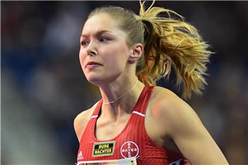 Gina Lückenkemper kann ihren 60-Meter-Titel in Dortmund nicht verteidigen. Foto: Soeren Stache