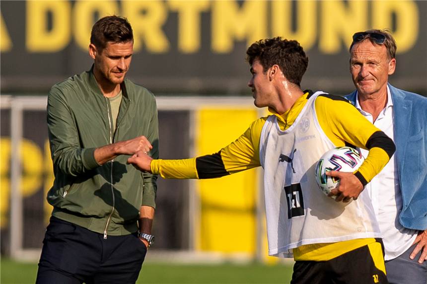 BVB will Reyna wohl langfristig an sich binden – wie zuvor Sancho Gio Reyna (Mitte) soll wohl langfristig an den BVB gebunden werden.