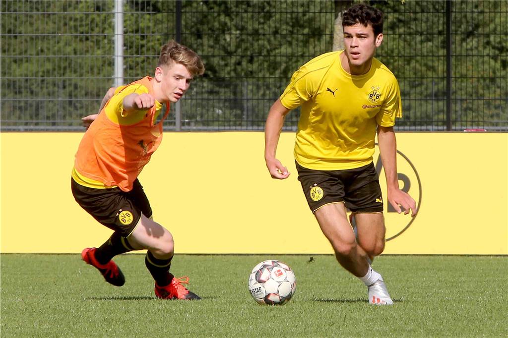 Schicksalsschlag als Kind: Warum BVB-Toptalent Gio Reyna schon früh erwachsen sein musste Giovanni Reyna beim Trainingsauftakt der U19.