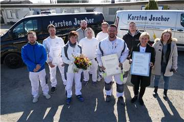 Schwerter Maler- und Lackierermeister Karsten Jeschor doppelt ausgezeichnet