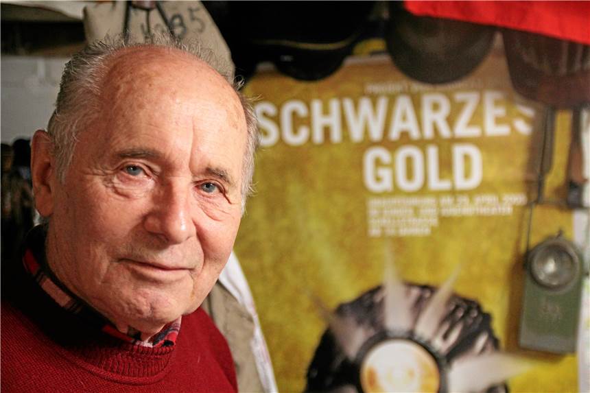 Lebendes Lexikon für die Zeche und Schacht 6 Gotthard Kindler denkt gern an seine Berufsjahre unter Tage zurück: „Einmal Bergmann, immer Bergmann.“