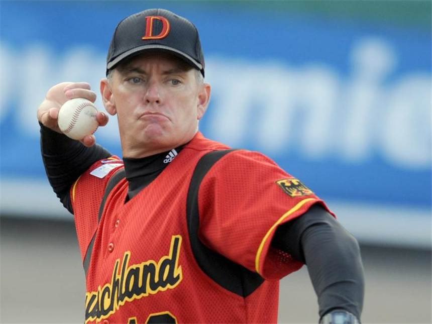 Aus der Nische: Deutsche Baseballer vor Heim-EM Greg Frady ist Trainer der deutschen Baseball-Nationalmannschaft. Foto: Armin Weigel