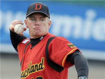 Greg Frady ist Trainer der deutschen Baseball-Nationalmannschaft. Foto: Armin Weigel