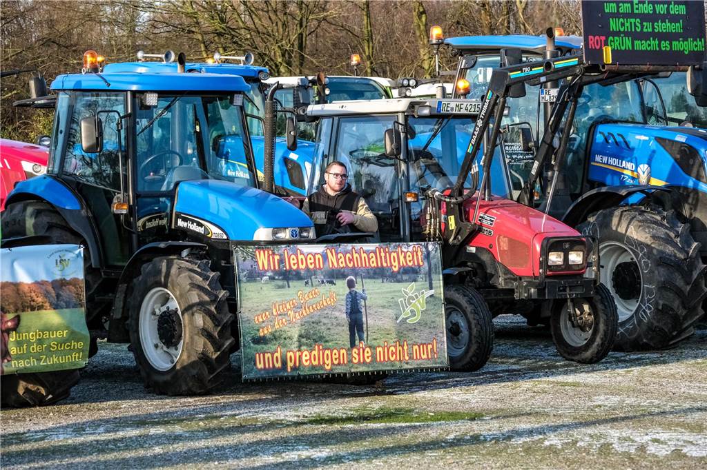 Bauerndemo am 8.1.2024 in Recklinghausen