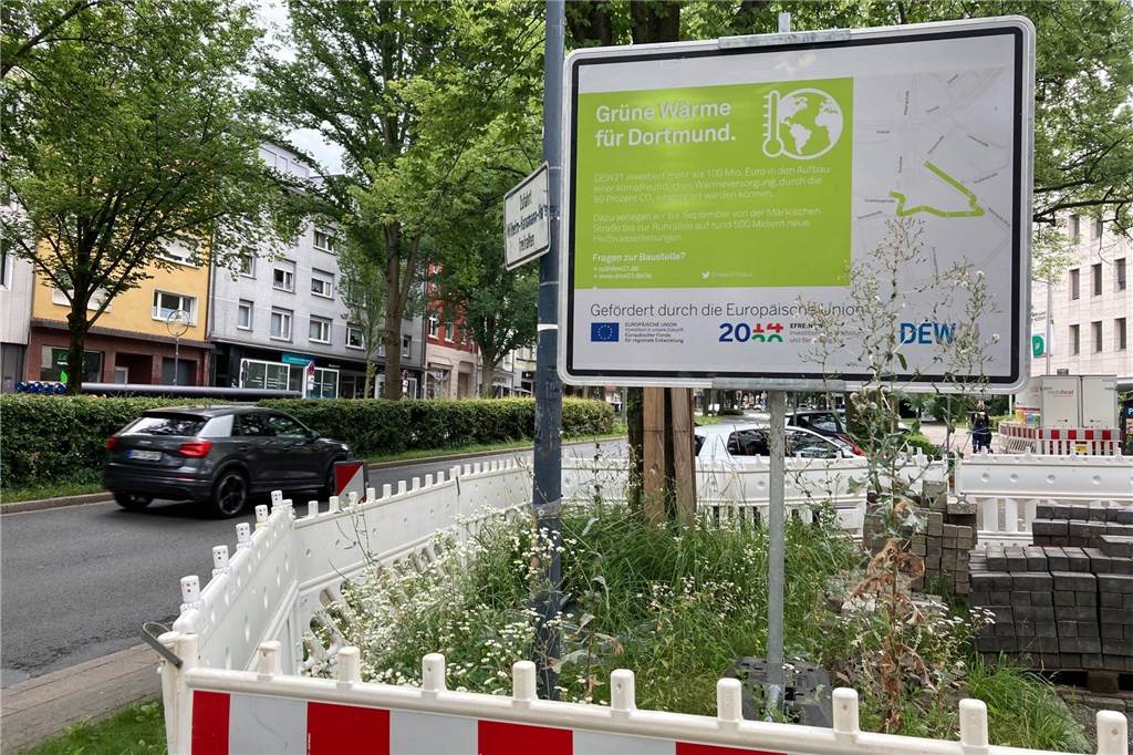 Nur eine andere NRW-Stadt ist noch abhängiger von Erdgas als Dortmund "Grüne Wärme" verspricht DEW21 mit dem Ausbau des Fernwärmenetzes in der Innenstadt.