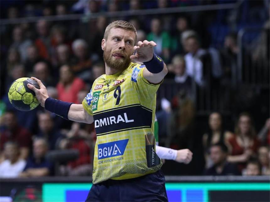 Rhein-Neckar Löwen wieder Zweiter Gudjon Valur Sigurdsson war mit elf Toren der erfolgreichste Schütze. Foto: Ronny Hartmann/Archiv
