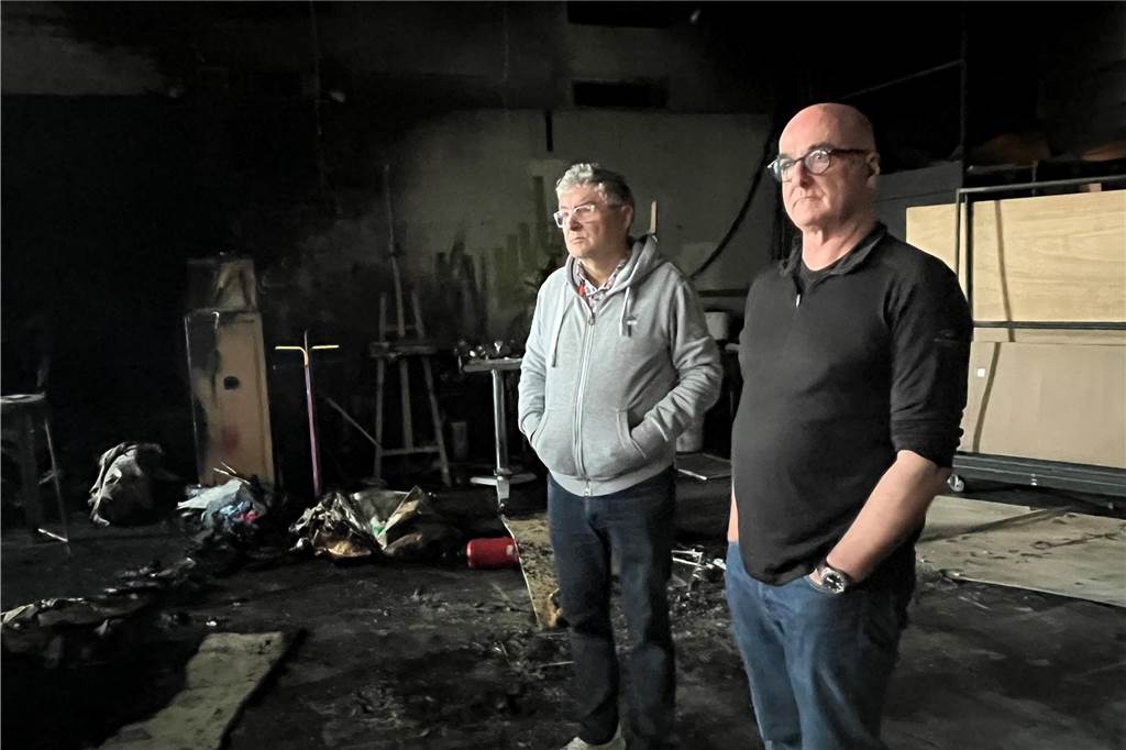 Am WLT Castrop-Rauxel brach am Montagabend ein Feuer im Malersaal aus.