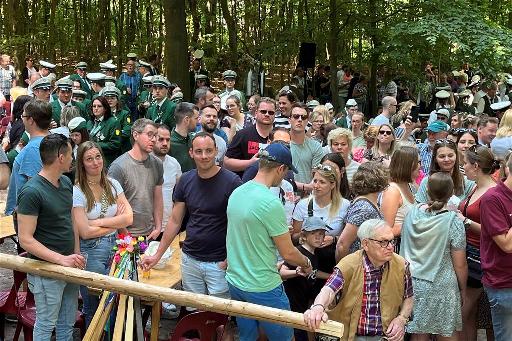 Gut besucht war das Königsschießen.