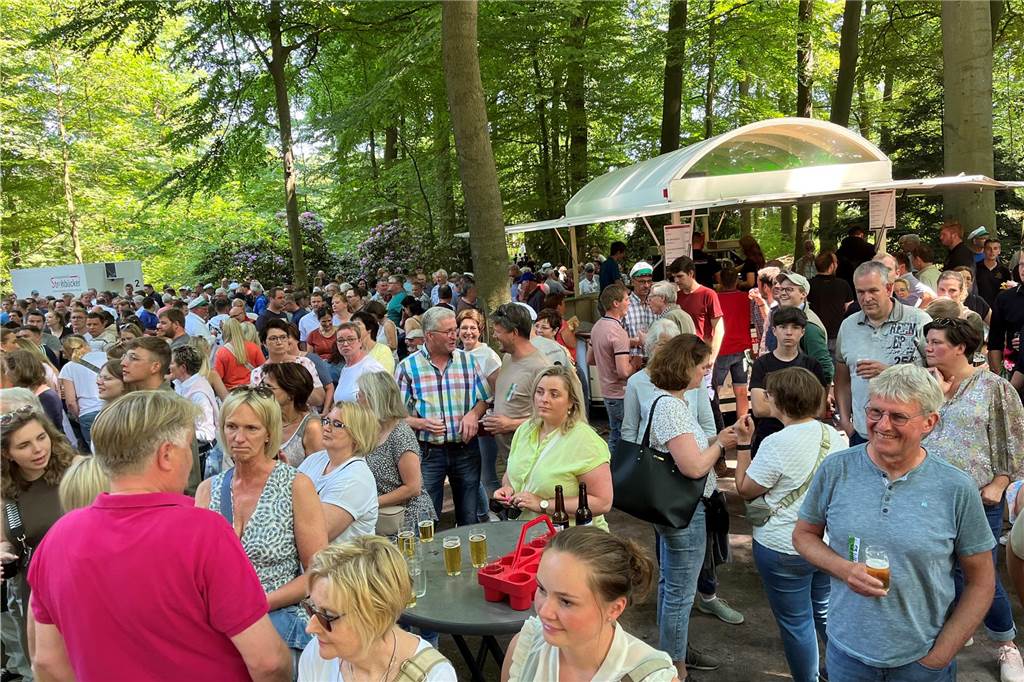 Gut besucht war das Königsschießen.