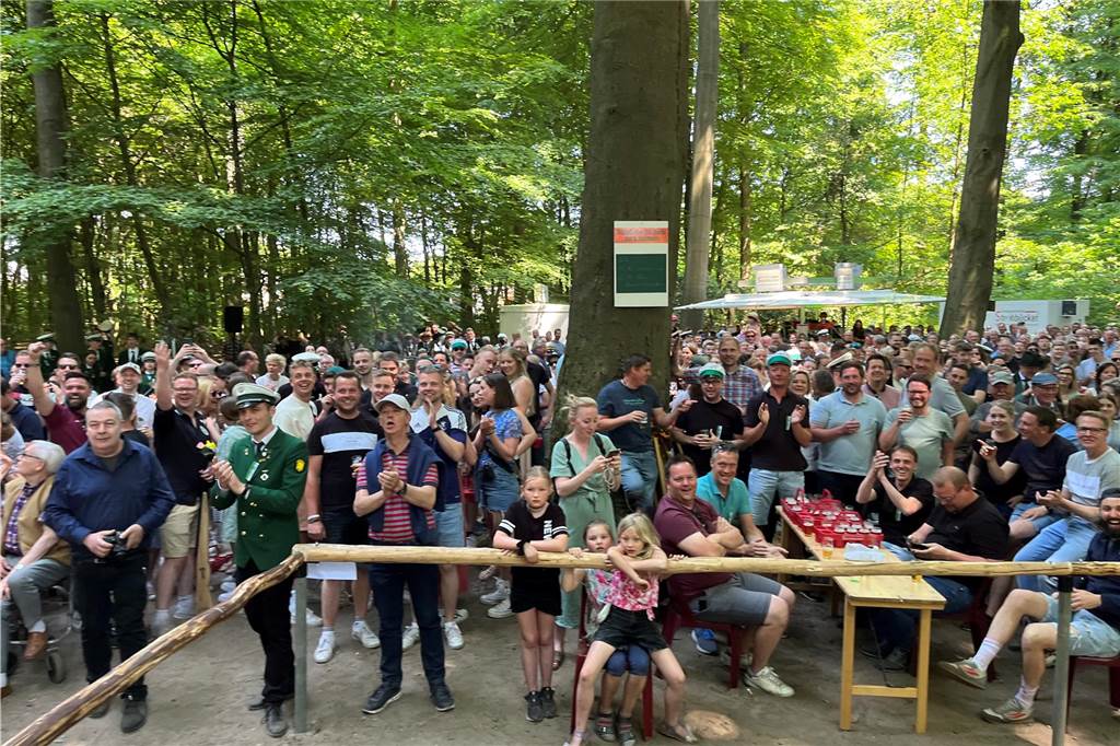 Gut besucht war das Königsschieß