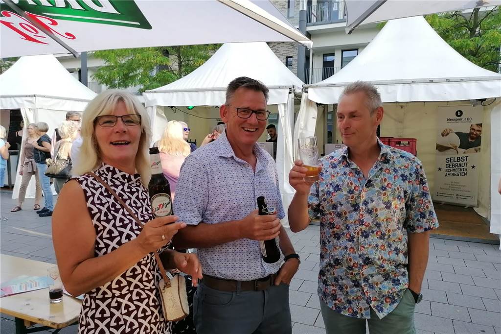 Gute Stimmung beim Auftakt des Bierfests in Lünen