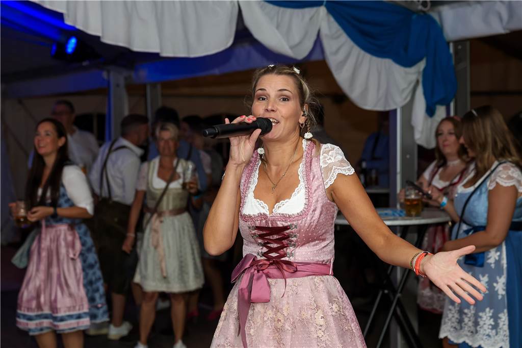Gute Stimmung herrschte am Samstag (21.9.) beim Oktoberfest in Schermbeck.