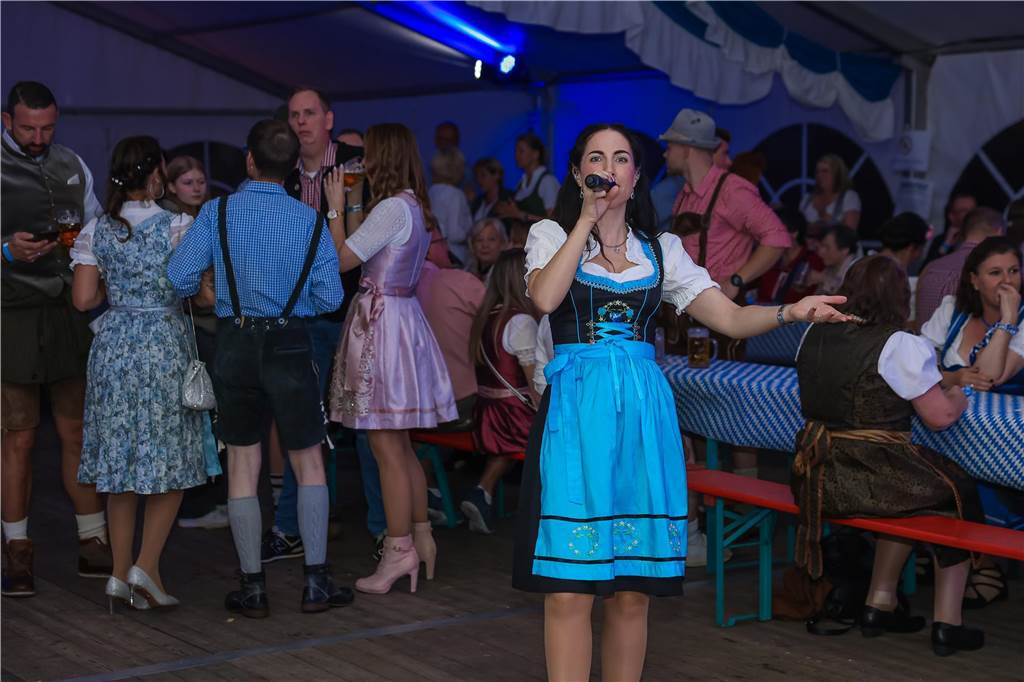 Gute Stimmung herrschte am Samstag (21.9.) beim Oktoberfest in Schermbeck.