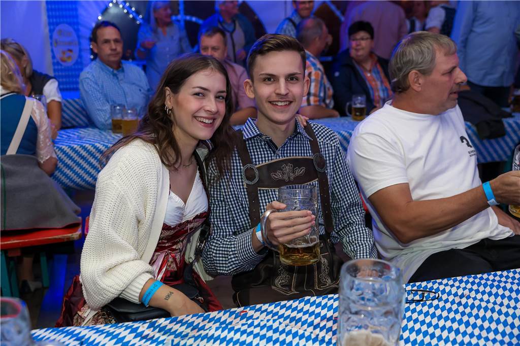 Gute Stimmung herrschte am Samstag (21.9.) beim Oktoberfest in Schermbeck.