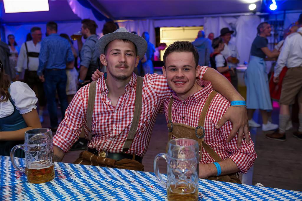 Gute Stimmung herrschte am Samstag (21.9.) beim Oktoberfest in Schermbeck.